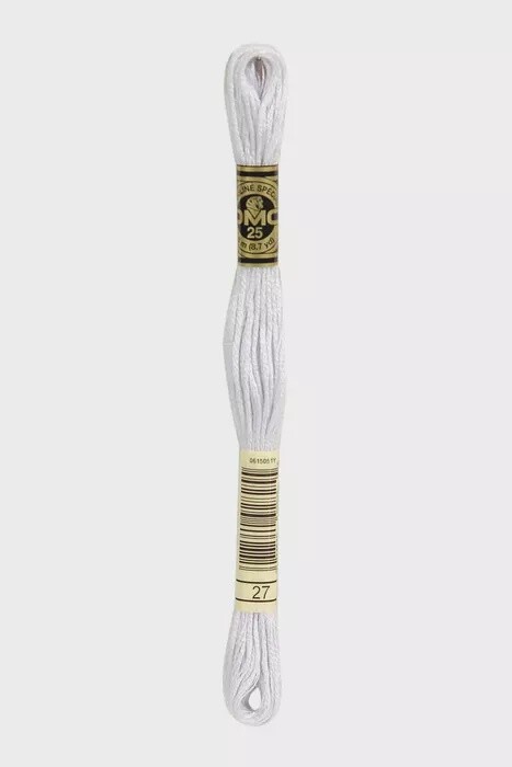 DMC 6-Strand Embroidery Floss-027 (ash white