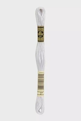 DMC 6-Strand Embroidery Floss-027 (ash white