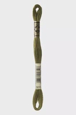 DMC 6-Strand Embroidery Floss-3011 (deep olive)