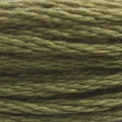 DMC 6-Strand Embroidery Floss-3011 (deep olive)