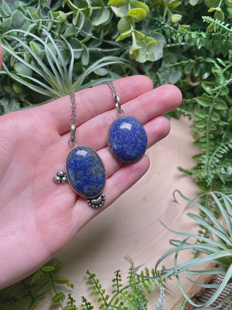 Lapis Oval Necklace