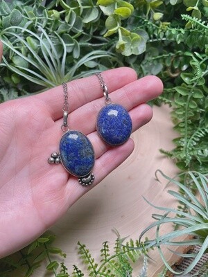 Lapis Oval Necklace