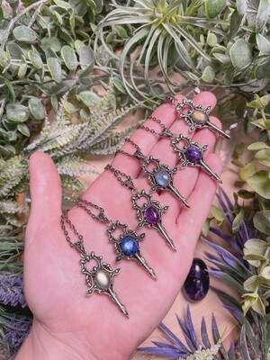 Crystal Dagger Necklace