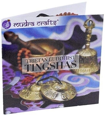 Tingsha Cymbals Meditation Bell with Straps 2.5 Inches
