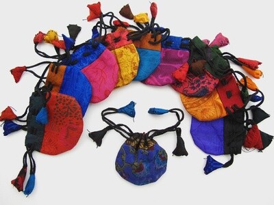 Silk Drawstring Pouch