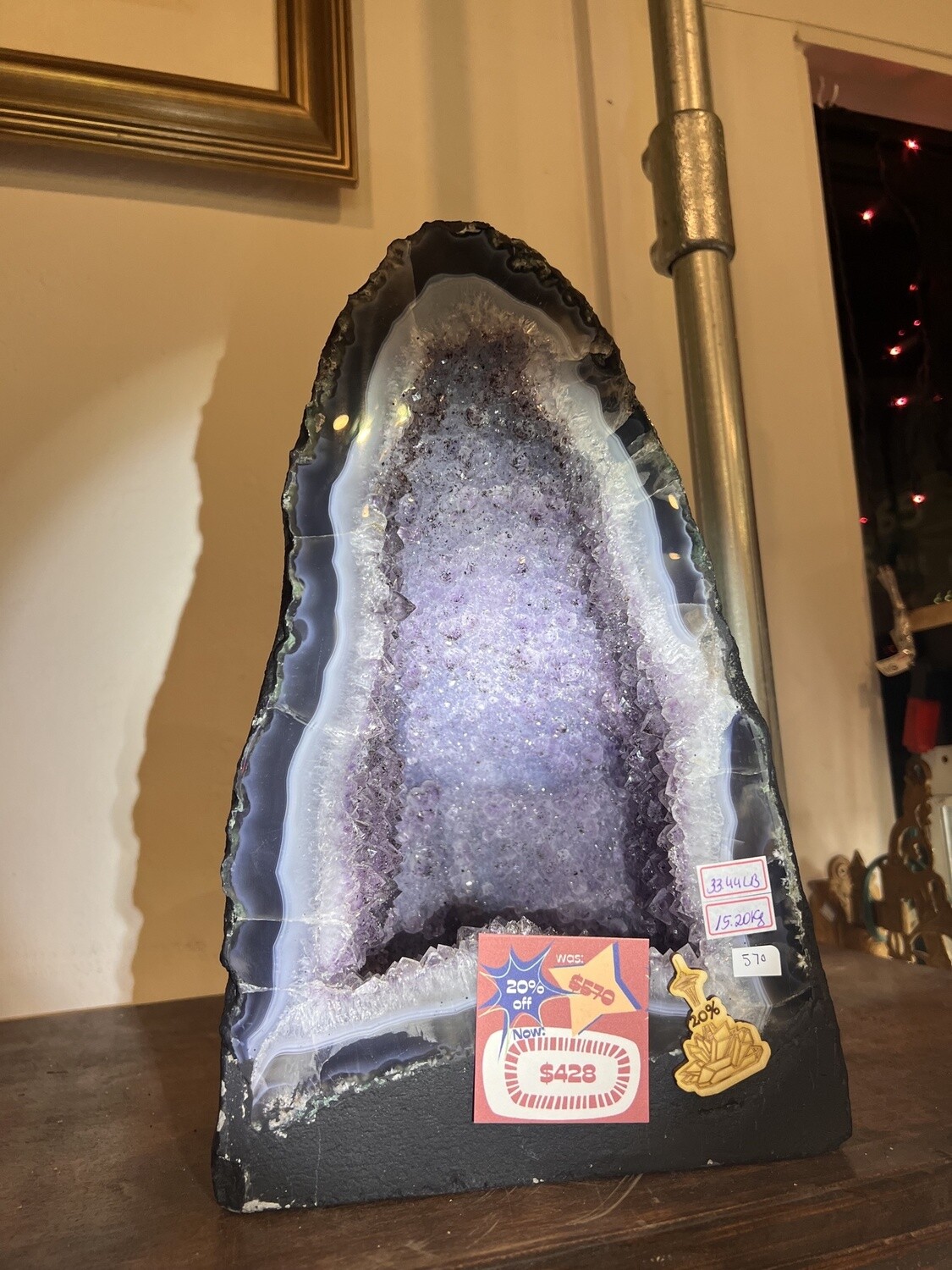Amethyst Cathedral, Size: 7.7kg
