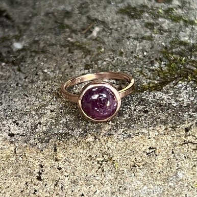 Ruby Ring Rose Gold