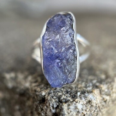 Tanzanite Ring Sterling Silver