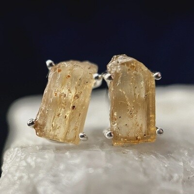 Imperial Topaz Stud Sterling Silver