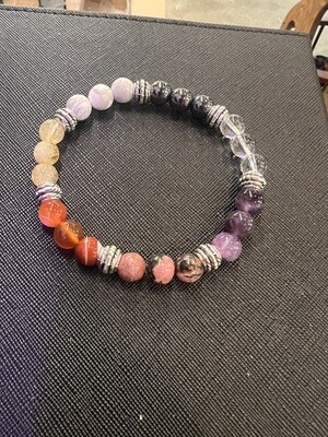 Menopause Relief 6mm Bead Stretch Bracelet