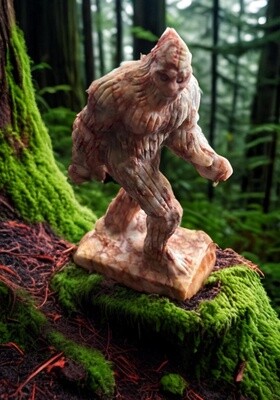 PNW Bigfoot Sasquatch Statue