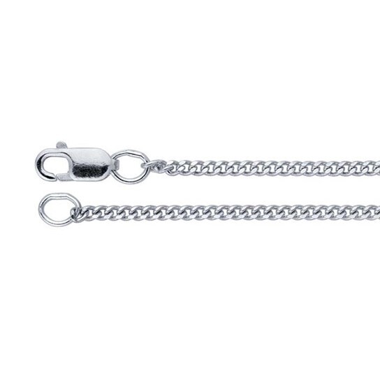 20in Argentium® Silver 1.4mm Diamond-Cut Curb Chain