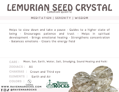Lemurian Quartz