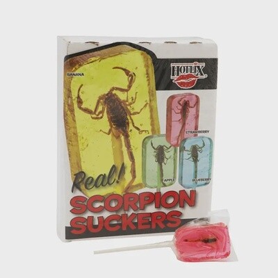Scorpion Sucker Lollipop, Assorted Flavors