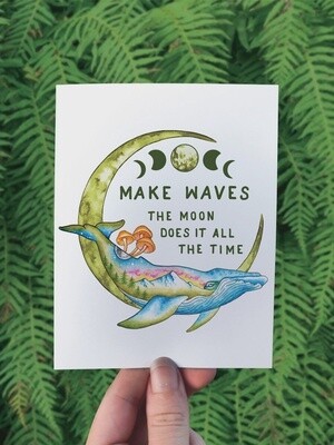 Make Waves Greeting Card
