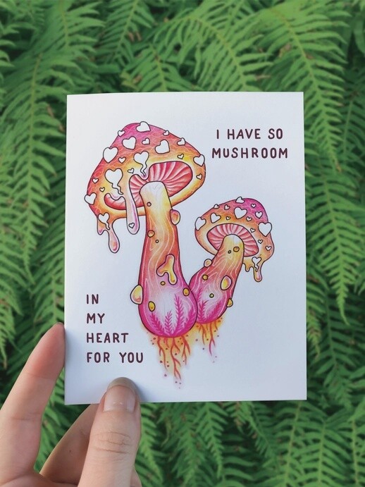 So Mush Love Fly Agaric Greeting Card