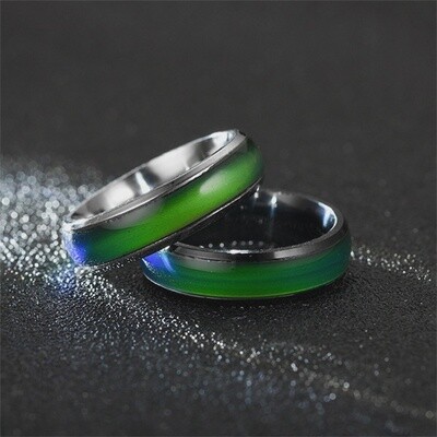 6mm  Stainless Mood Ring | Silver