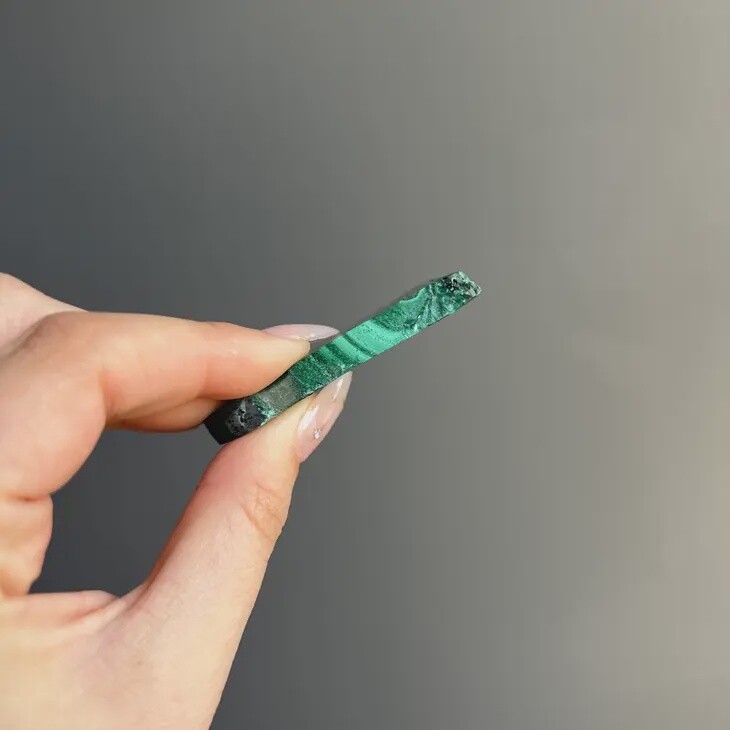 Malachite Polished Slab, Type: 26-50g