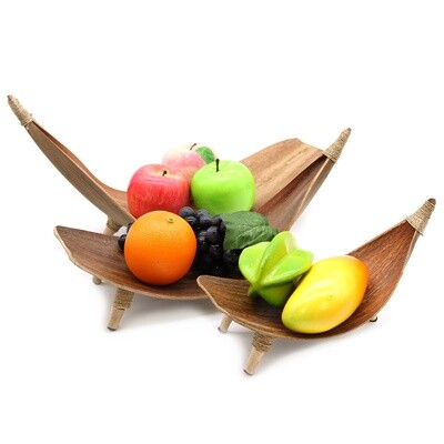 Coconut Leaf Fruit Bowl | Natural