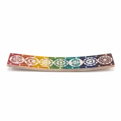 Soapstone Seven Chakra Incense Holder