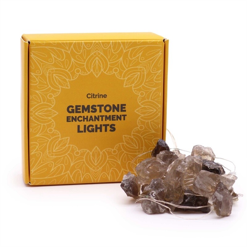 Gemstone Enchantment Lights, Material: Smoky Citrine