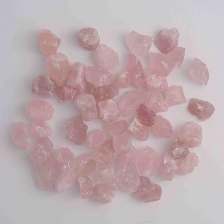 Rough Rose Quartz Small Pieces, Size: (by kg)