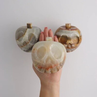Carved Onyx Poison Apple
