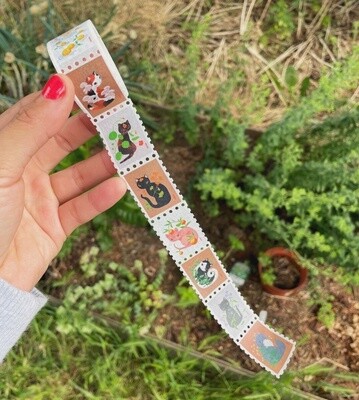 Washi tape - Botanical Cats