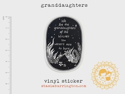 We are the Granddaughters Sticker