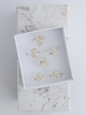 Ethiopian Opal Adjustable Ring