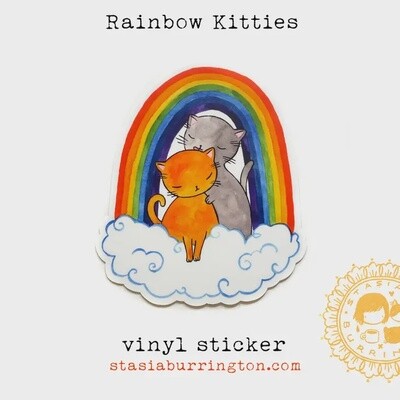 Rainbow Kitties Sticker