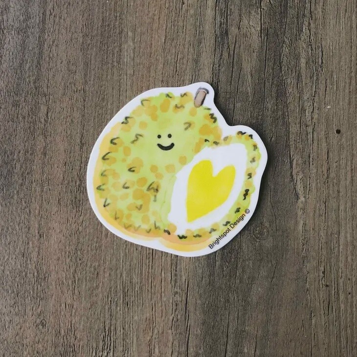 Durian Sticker