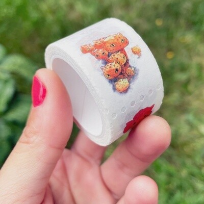 Washi tape - Meowshrooms - Mushroom cats