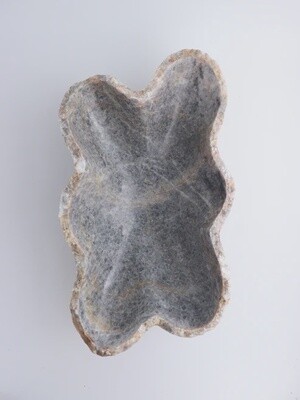 Large Blue Calcite Bowl