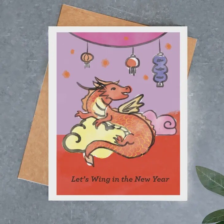 Dragon Lunar New Year Card