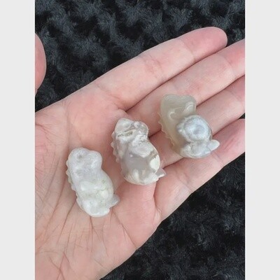 Flower Agate Dinosaur