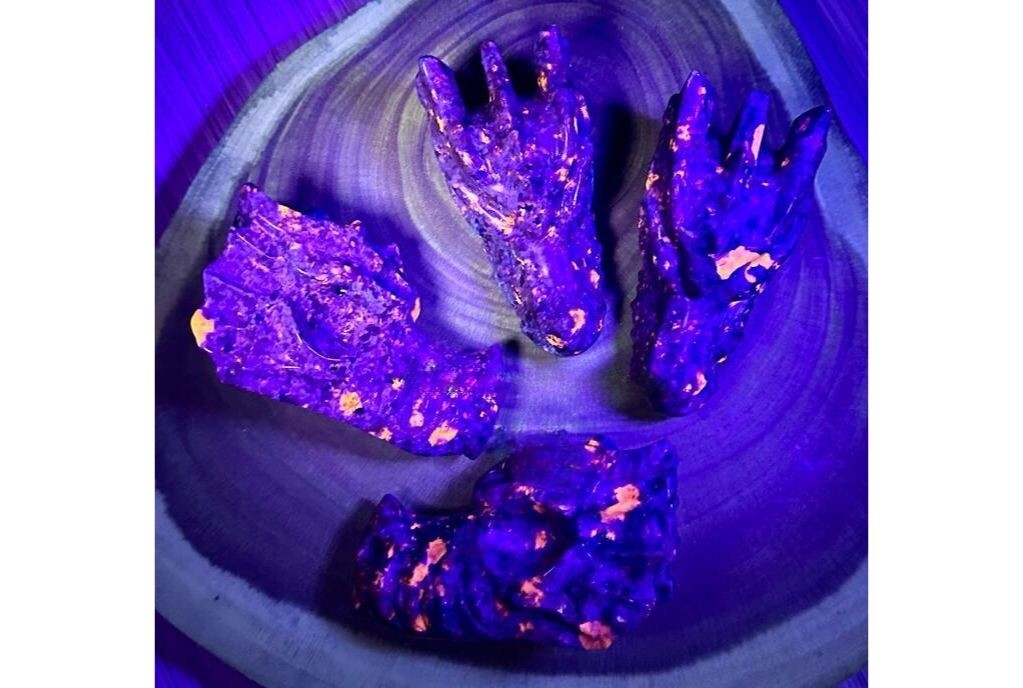 Large Yooperlite Dragon Skull