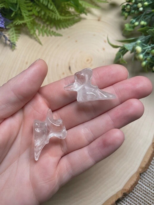 Gemstone Zero Dog | The Nightmare Before Christmas, Material: Clear Quartz