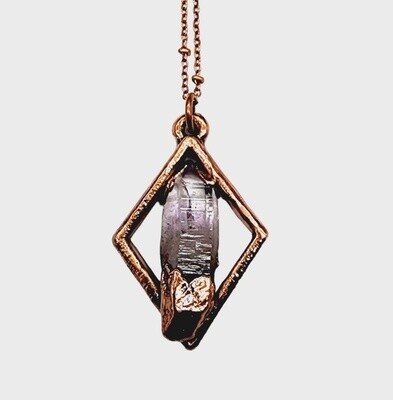Vera Cruz Amethyst Diamond Necklace