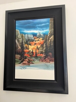 Aspen Steps - Original Watercolor Painting by Michael Atkinson SIGNED