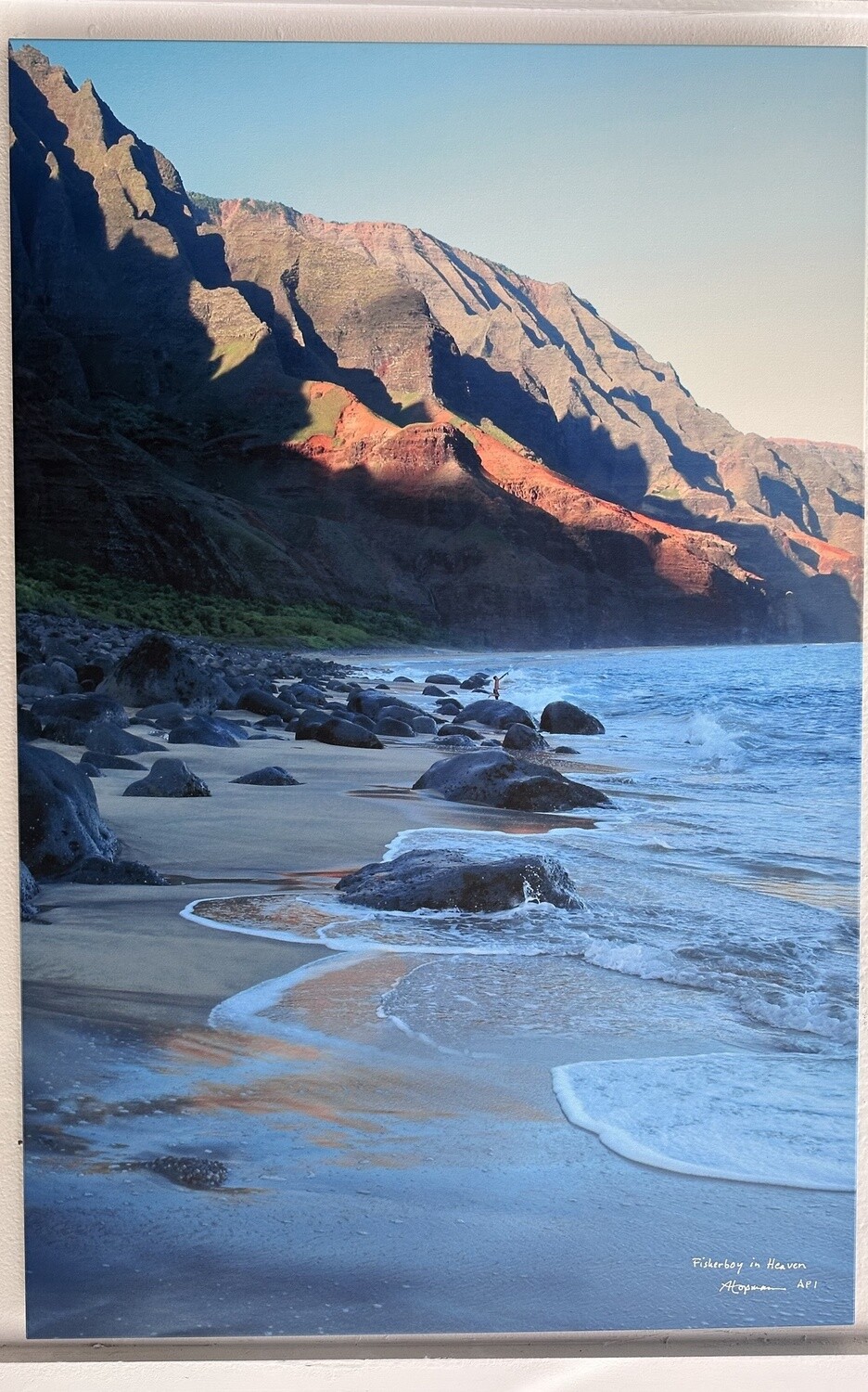 Fisherboy in Heaven - Professional Gallery Wrap Canvas Print | Kauai