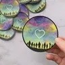 JA Love Round Sticker