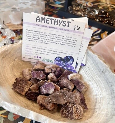 Mini High Quality Dark Amethyst Druzy Cluster
