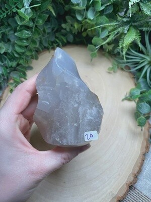 Blue Rose Quartz Flame