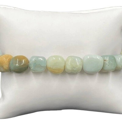 Amazonite Tumble Stone Beaded Bracelet