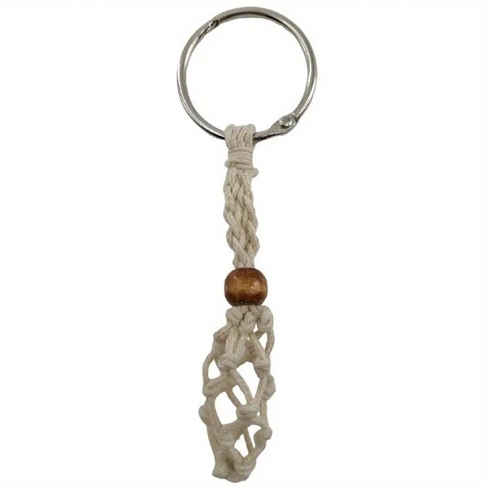 Adjustable Crystal Holder Keychain