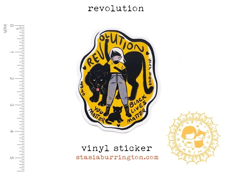 Revolution - Black Lives Matter Sticker