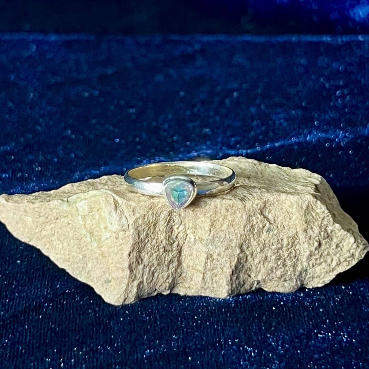 Mercury Mystic Topaz Ring Sterling Silver