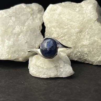 Sodalite Ring Cab Twist