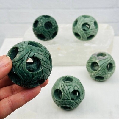 Small Jade Puzzle Ball